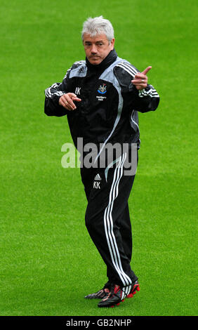 Fußball - Tag Der Offenen Tür Von Newcastle United - St James' Park. Newcastles Manager Kevin Keegan während eines Tages der offenen Tür im St James' Park, Newcastle. Stockfoto