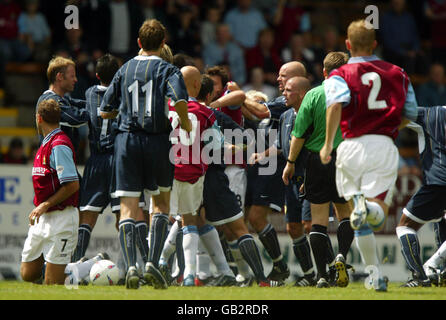 Fußball - freundlich - Burnley V Leeds United Stockfoto