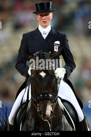 Denmarks Prinzessin Nathalie zu Sayn-Wittgenstein bei Digby während der Einzelqualifikation in der 1. Runde im Shatin Equestrian Center Hong Kong, China. Stockfoto