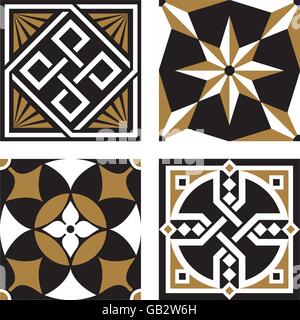 Vintage ornamentalen Mustern Stock Vektor
