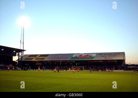 Fußball - freundlich - Cardiff City / Charlton Athletic. Gesamtansicht des Ninian Park, Heimat von Cardiff City Stockfoto