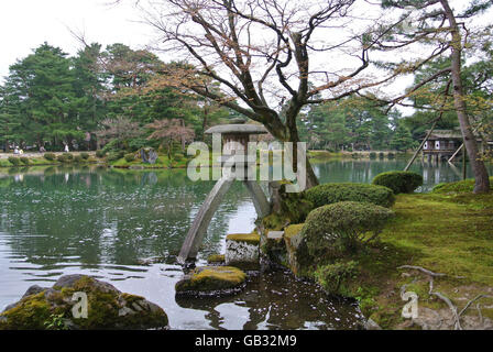 Kenrokuen Park in Kanazawa, japan Stockfoto