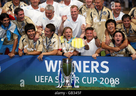 Fußball - UEFA-Super-Cup-Finale - Manchester United gegen Zenit St.Petersburg - Stade Louis II Stockfoto