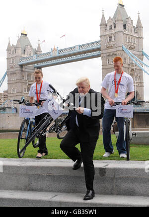 Boris fördert Sky Sport London Freilauf 2008 Stockfoto