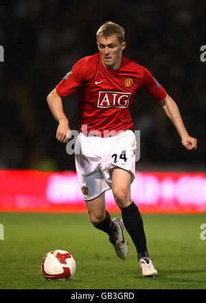 Fußball - Barclays Premier League - Portsmouth gegen Manchester United - Fratton Park. Darren Fletcher, Manchester United Stockfoto