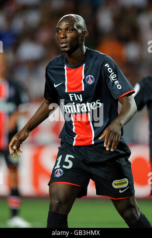 Fußball - Französische Premiere Division - Monaco / Paris Saint Germain - Stade Louis II. Zoumana Camara, Paris Saint Germain Stockfoto