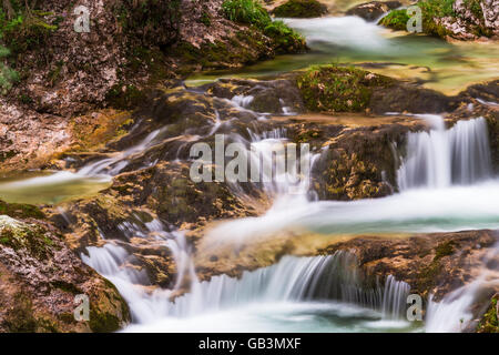 Ötschergräben, Fluss, Ötscherbach, Canyon, Naturpark Ötscher Tormäuer, Mostviertel, Niederösterreich, Österreich Stockfoto