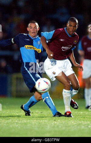 Fußball - freundlich - Wycombe Wanderers V West Ham United Stockfoto