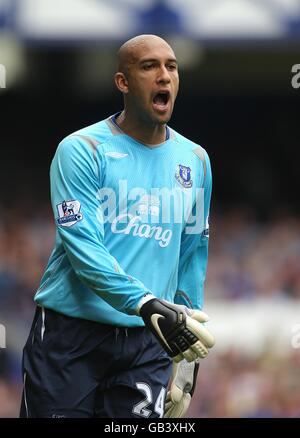 Fußball - Barclays Premier League - Everton gegen Portsmouth - Goodison Park. Tim Howard, Torwart von Everton Stockfoto