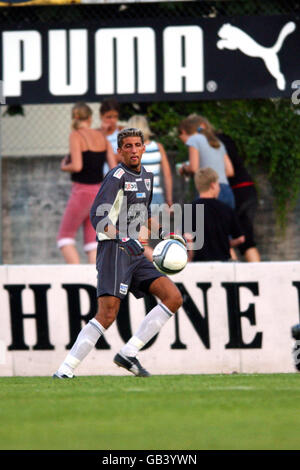 Fußball - Swiss Ambassadoren Cup - FC Aarau gegen FC Thun. Massimo Colomba, FC Aarau Stockfoto