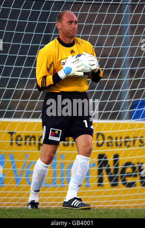 Fußball - Swiss Ambassadoren Cup - FC Aarau gegen FC Thun. Peter Kobel, FC Thun Stockfoto
