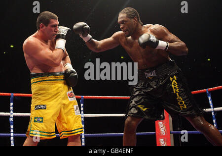 Boxing - Schwergewichts-Kampf - Audley Harrison V George Arien - Manchester Evening News Arena Stockfoto