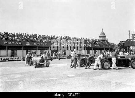 Rennsport - Brooklands Stockfoto