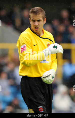 Fußball - Coca-Cola Football League One - Millwall gegen Hartlepool United - The New Den. Arran Lee-Barrett, Torwart von Hartlepool Stockfoto