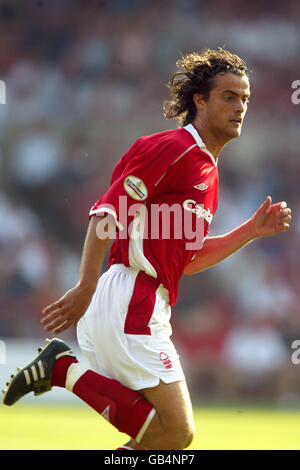 Fußball - Nationwide Division One - Nottingham Forest / Sunderland. Davy Oyen, Nottingham Forest Stockfoto