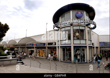 Gesamtansicht des Churchill Square Shopping Centre in Brighton. PRESSEVERBAND Foto, Montag, 8. September 2008. Bildnachweis sollte lauten: Anthony Devlin/PA Stockfoto