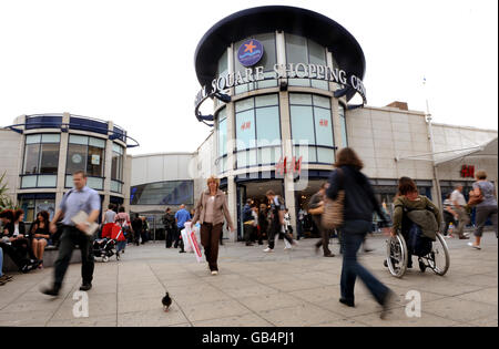 Gesamtansicht des Churchill Square Shopping Centre in Brighton. PRESSEVERBAND Foto, Montag, 8. September 2008. Bildnachweis sollte lauten: Anthony Devlin/PA Stockfoto