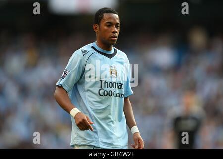 Fußball - Barclays Premier League - Manchester City gegen Chelsea - City of Manchester Stadium. De Souza Robino, Manchester City Stockfoto