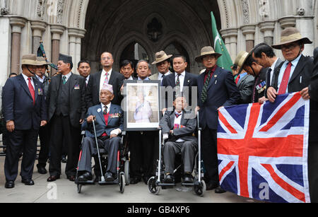 Gurkhas High Court Fall Stockfoto