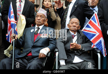 Gurkhas High Court Fall Stockfoto