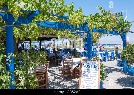 Traditionelle Nostos Taverna, Mastihari, Kos (Cos), die Dodekanes, Region südliche Ägäis, Griechenland Stockfoto