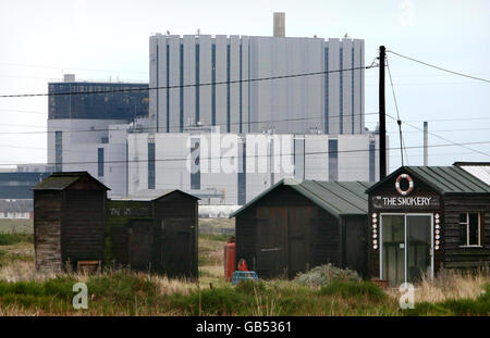 Eine Gesamtansicht des Kernkraftwerk Dungeness B in Dungeness, Kent. Stockfoto