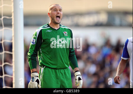 Fußball - Barclays Premier League - Blackburn Rovers gegen Arsenal - Ewood Park. Blackburn Rovers Torwart Paul Robinson Stockfoto