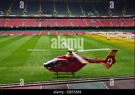 Wales Air Ambulance Woche Stockfoto