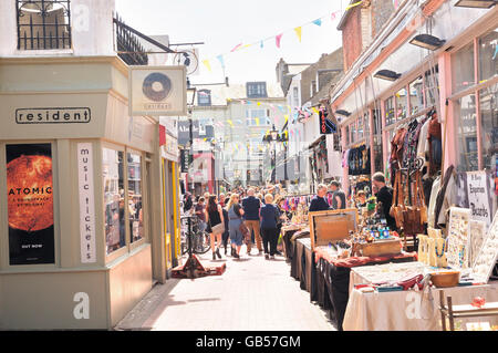 Kensington Gardens, North Laine, Brighton, East Sussex, England, VEREINIGTES KÖNIGREICH Stockfoto