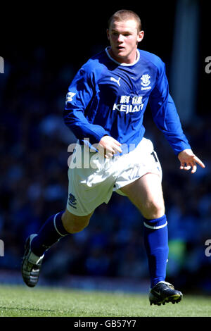 Fußball - FA Barclaycard Premiership - Everton gegen Liverpool. Wayne Rooney, Everton Stockfoto