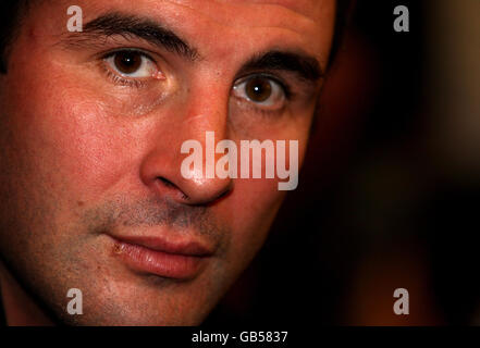 Boxen - Joe Calzaghe und Roy Jones Jr. treffen Fans - Cardiff City Hall. Joe Calzaghe im Cardiff City Hall, Cardiff. Stockfoto