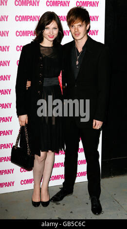 Sophie Ellis Bextor und Richard Jones kommen bei der 30. Geburtstagsparty des Company Magazine in den Proud Galleries in Camden, London an. Stockfoto