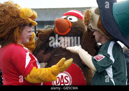 10. jährliche Maskottchen Grand National Stockfoto