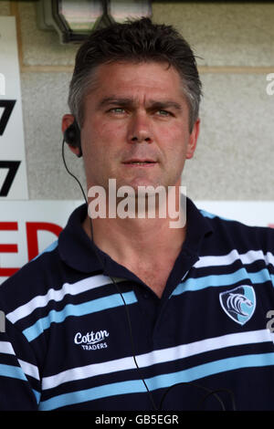 Rugby Union - Guinness Premiership - Worcester Warriors / Leicester Tigers - Sixways Stadium. Heyneke Meyer, Trainer Leicester Tigers Stockfoto