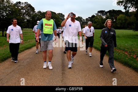 Sir Ian Botham Charity walk Stockfoto