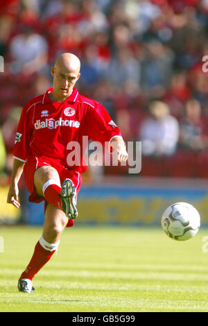 Fußball - FA Barclaycard Premiership - Middlesbrough / Arsenal. Alan Wright, Middlesbrough Stockfoto