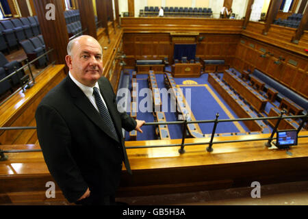 Renovierte Plenarsaal Stockfoto