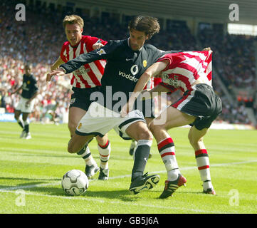 Fußball - FA Barclaycard Premiership - Southampton gegen Manchester United Stockfoto