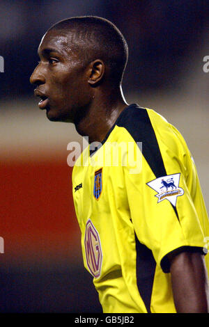 Fußball - FA Barclaycard Premiership - Arsenal / Aston Villa. Jlloyd Samuel, Aston Villa Stockfoto