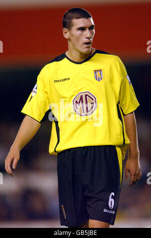 Fußball - FA Barclaycard Premiership - Arsenal / Aston Villa. Gareth Barry, Aston Villa Stockfoto