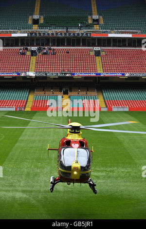 Wales Air Ambulance Woche Stockfoto