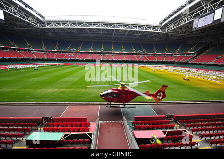 Wales Air Ambulance Woche Stockfoto