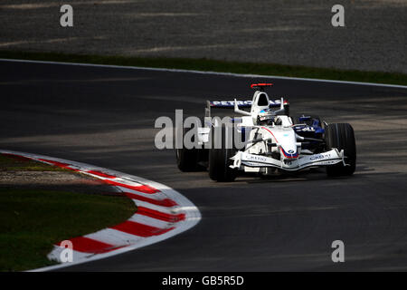 Formel 1 Motorsport - Großer Preis Von Italien - Training - Monza. Nick Heidfeld von BMW sauber beim zweiten Training in Monza, Italien. Stockfoto