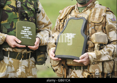 Armee stellt Hi-Tech Militärmacht Stockfoto