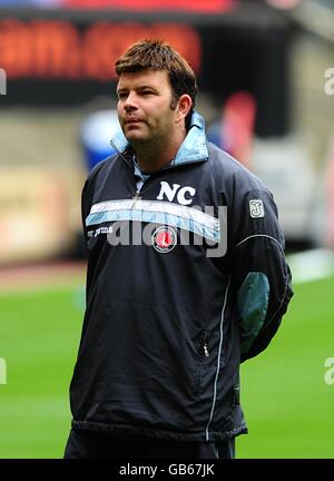 Fußball - Coca-Cola Football Championship - Charlton Athletic gegen Ipswich Town - The Valley. Niall Clark, Charlton Athletic Performance Director Stockfoto