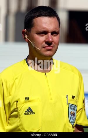 Fußball - WM-Qualifikation - Gruppe 9 - FYR Mazedonien / Schottland - Skopje City Stadium. Jan Filgas, stellvertretender Schiedsrichter Stockfoto