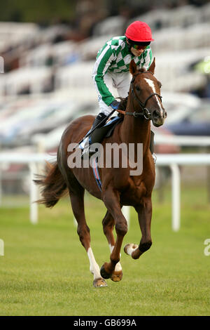 Topazen geritten von Jockey Jamie Spencer während der Trinidad & Tobago Handicap Stockfoto