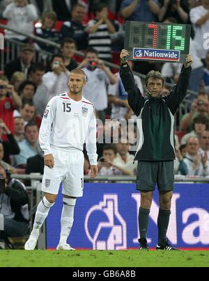 Fußball - WM 2010 - Qualifikationsrunde - Gruppe Six - England V Kasachstan - Wembley-Stadion Stockfoto