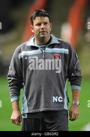 Fußball - Coca-Cola Football League Championship - Charlton Athletic gegen Bristol City - The Valley. Charlton Athletic Performance Director Niall Clark Stockfoto