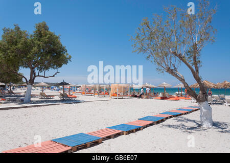 Mastihari Strand, Mastihari, Kos (Cos), die Dodekanes, Region südliche Ägäis, Griechenland Stockfoto